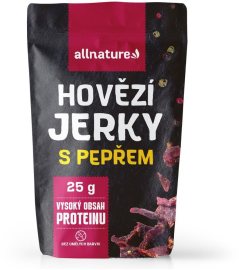 Allnature Beef Pepper Jerky 25g