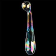 Lovetoy Twilight Gleam Glass Dildo Alluring Arc - cena, srovnání