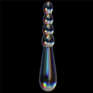 Lovetoy Twilight Gleam Glass Dildo Rising Ripples - cena, srovnání