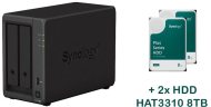 Synology DS723+2xHAT3310-8T - cena, srovnání