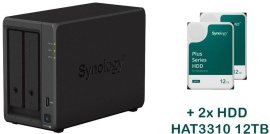 Synology DS723+2xHAT3310-12T