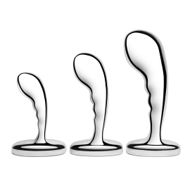 B-Vibe Stainless Steel P Spot Training Set