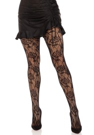 Leg Avenue Wild Rose Net Tights 9730