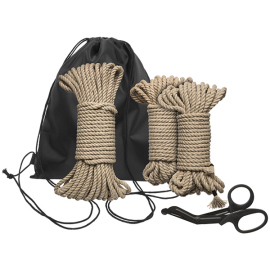 Doc Johnson Kink Bind & Tie Initiation 5-piece Hemp Rope Kit