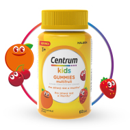 Pfizer Centrum Kids Gummies multifruit 60tbl - cena, srovnání