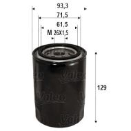 Valeo Olejový filter 586095 - cena, srovnání