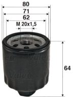 Valeo Olejový filter 586003 - cena, srovnání