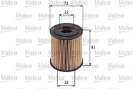 Valeo Olejový filter 586542 - cena, srovnání