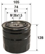 Valeo Olejový filter 586032 - cena, srovnání