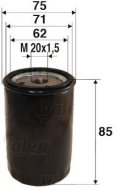 Valeo Olejový filter 586079 - cena, srovnání