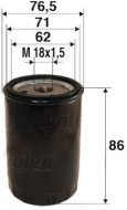 Valeo Olejový filter 586010 - cena, srovnání