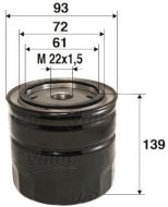Valeo Olejový filter 586055 - cena, srovnání
