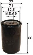 Valeo Olejový filter 586002 - cena, srovnání