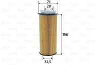 Valeo Olejový filter 586603 - cena, srovnání