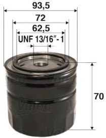Valeo Olejový filter 586074