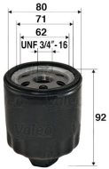 Valeo Olejový filter 586009 - cena, srovnání