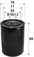 Valeo Olejový filter 586000 - cena, srovnání