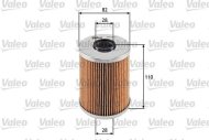 Valeo Olejový filter 586535 - cena, srovnání