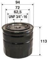 Valeo Olejový filter 586087 - cena, srovnání
