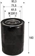 Valeo Olejový filter 586113 - cena, srovnání
