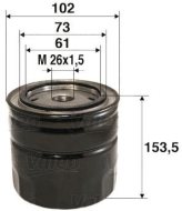 Valeo Olejový filter 586085 - cena, srovnání