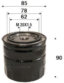 Valeo Olejový filter 586089