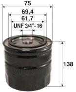 Valeo Olejový filter 586075 - cena, srovnání