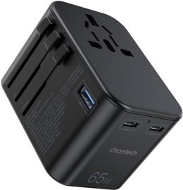 Choetech PD65W 2C+A Travel Travel Wall Charger