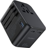 Choetech PD65W 2C+A Travel Travel Wall Charger - cena, srovnání