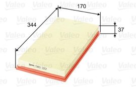 Valeo Vzduchový filter 585322