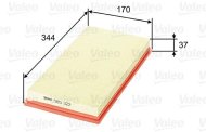Valeo Vzduchový filter 585322 - cena, srovnání