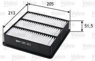 Valeo Vzduchový filter 585243 - cena, srovnání