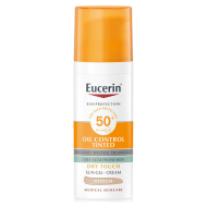 Eucerin Sun Oil Control Tinted Medium Gel SPF50+ 50ml - cena, srovnání