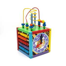 Aga4kids Drevená motorická kocka MR6057