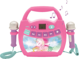 Lexibook Karaoke digitálny prehrávač svietiaci Jednorožec
