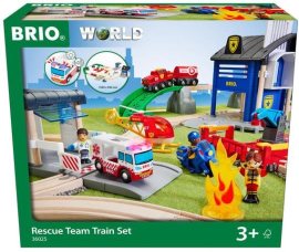 Brio WORLD 36025 Vlaková súprava záchranárskeho tímu