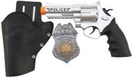 Teddies Policajná pištoľ klepacia 20 cm - cena, srovnání