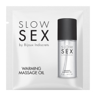 Bijoux Indiscrets Slow Sex Warming Massage Oil Sachette 2ml - cena, srovnání