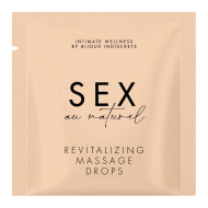 Bijoux Indiscrets Sex Au Naturel Revitalizing Massage Drops Sachette 2ml - cena, srovnání
