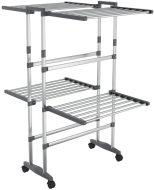 vidaXL 2-poschodový sušiak na bielizeň s kolieskami - cena, srovnání