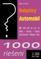 1000 riešení 2/2024  - Odpisy, Automobil a podnikateľ - cena, srovnání