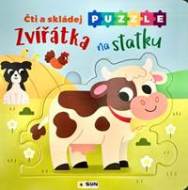 Zvířátka na statku Čti a skládej puzzle - cena, srovnání