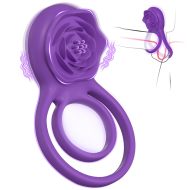 Superlove Vibrating Cock Ring with Rose - cena, srovnání