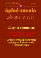 Aktualizácia IV/2 2024 - Stavebný zákon - cena, srovnání