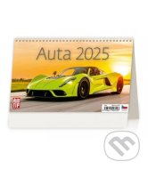 Auta 2025 - stolní kalendář - cena, srovnání