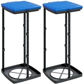 vidaXL Stojany na odpadkové vrecia 2 ks 60 l PP