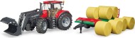 Bruder 03198 CASE IH Optum s prepravníkom na balíky - cena, srovnání