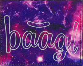 Baagl Študentská peňaženka Galaxy