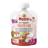 Holle BIO Fruity fox - detské ovocné pyré s jogurtom 85g - cena, srovnání