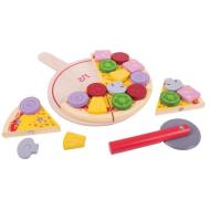 Bigjigs Toys Drevená krájacia pizza - cena, srovnání